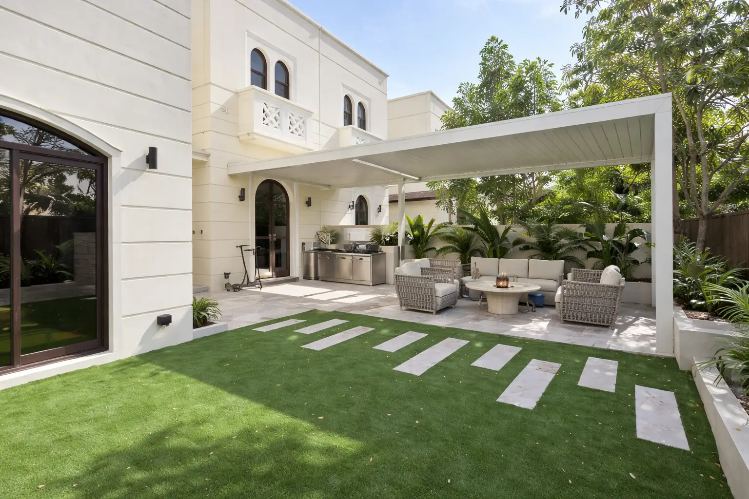 Arched Pergola