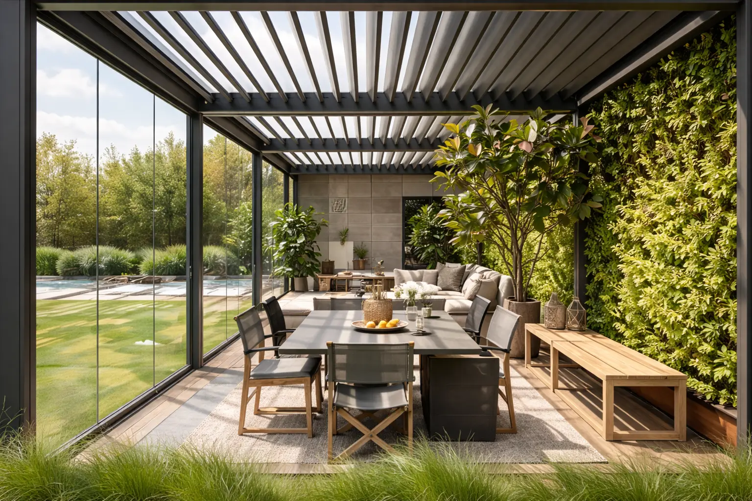 Louvered Pergola